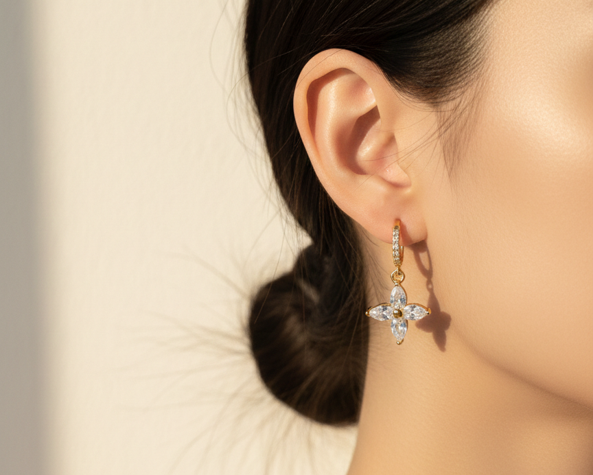 CELESTIAL FLORAL HOOP