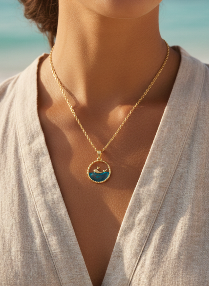 AQUA SOUL CHAIN PENDANT